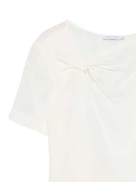 Top Patrizia Pepe scurt alb