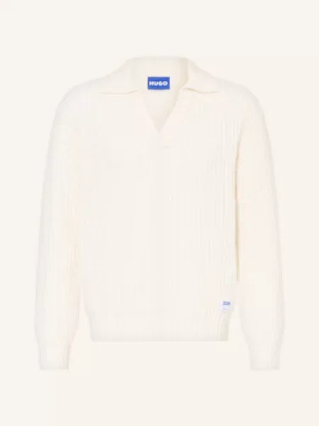 Hugo Blue Svetr Spiro režná modrý