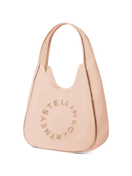 Geantă de mână Stella Mccartney cu autograf roz