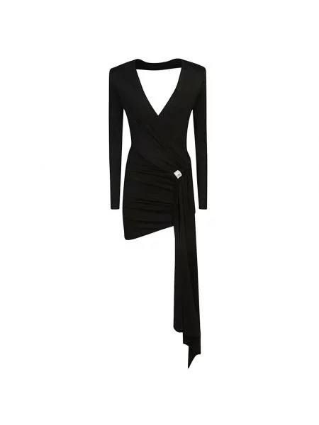 Mała mały sukienka mini Elisabetta Franchi czarna