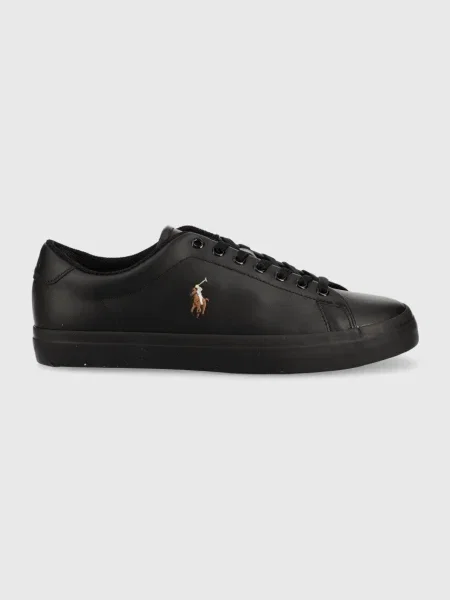 Кожени маратонки Polo Ralph Lauren Longwood Longwood черно