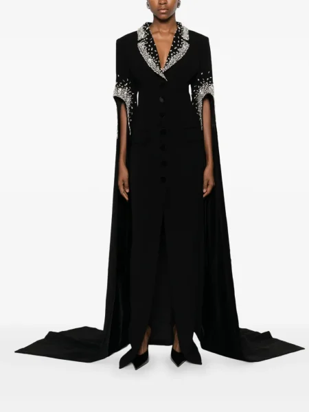 Rochie maxi Jean-louis Sabaji de cristal de costum negru