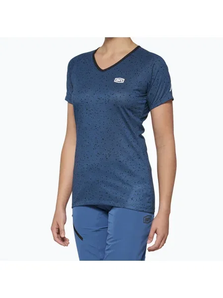 Дамска колоездачна тениска Airmatic W slate blue синьо