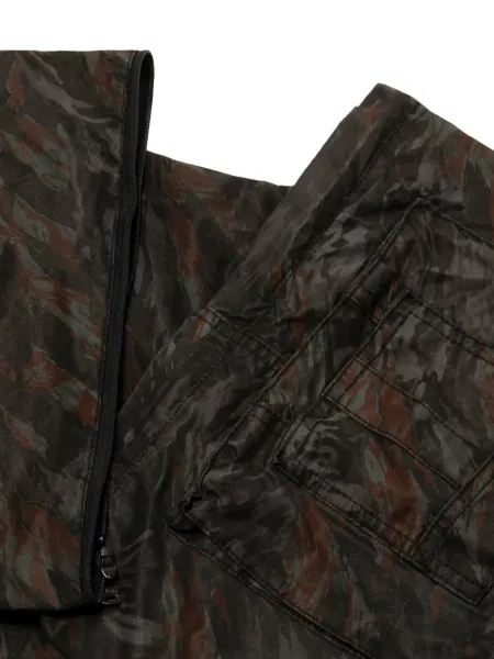 Παντελόνι cargo Aape By *a Bathing Ape® με σχέδιο παραλλαγής μαύρο