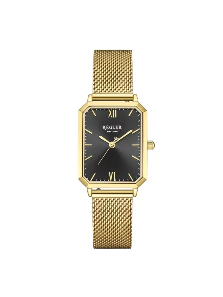 Régler Ceas analogic Régler Élégance Mesh Gold Black auriu negru