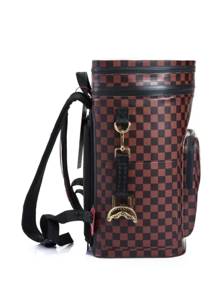 Rucsac Sprayground în carouri maro