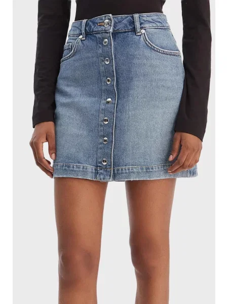 Спідниця Hugo блакитна