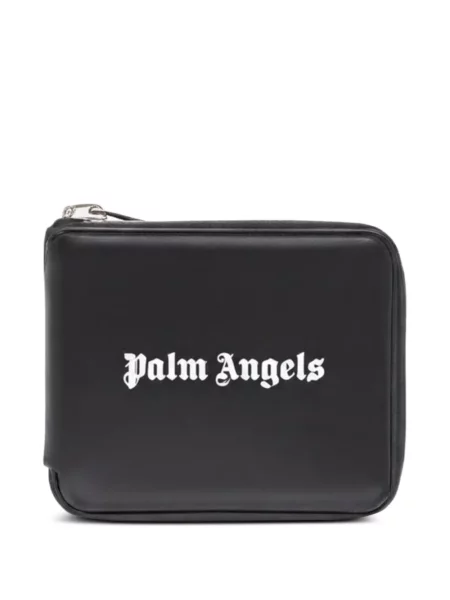 Portofel Palm Angels cu imagine negru