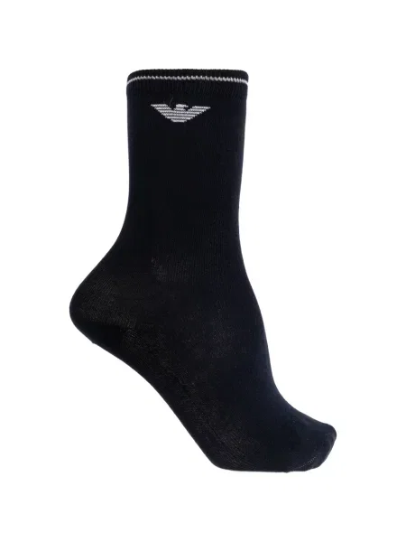 Șosete Emporio Armani cu broderie negru