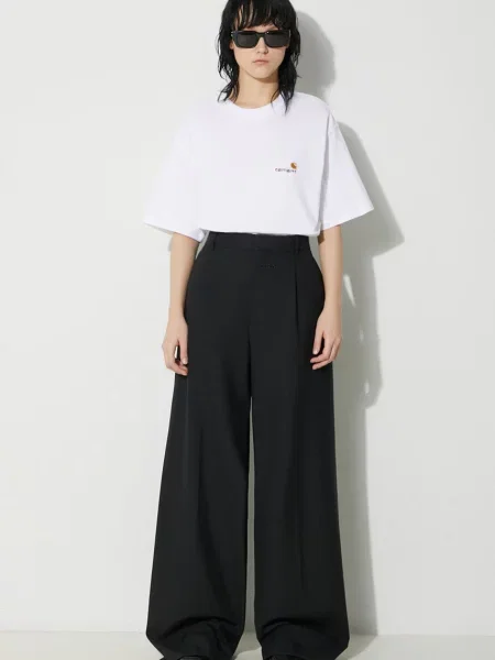 Carhartt WIP tricou din S/S American Script T-Shirt femei alb