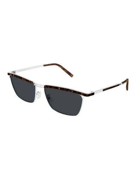 Okulary przeciwsłoneczne Saint Laurent brązowe