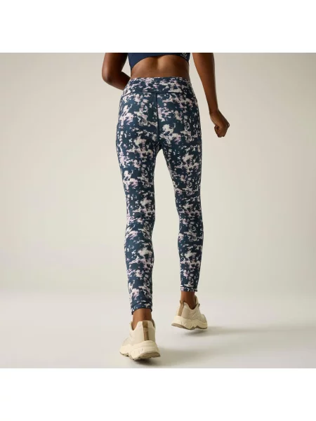 Wpływowe legginsy niebieskie
