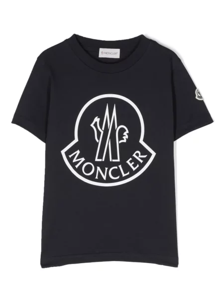 Koszulka dziecięca Moncler Enfant niebieska