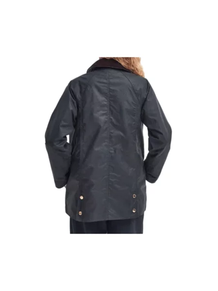 Woskowana parka Barbour zielona