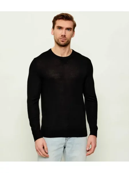 Armani Exchange De lână pulover negru