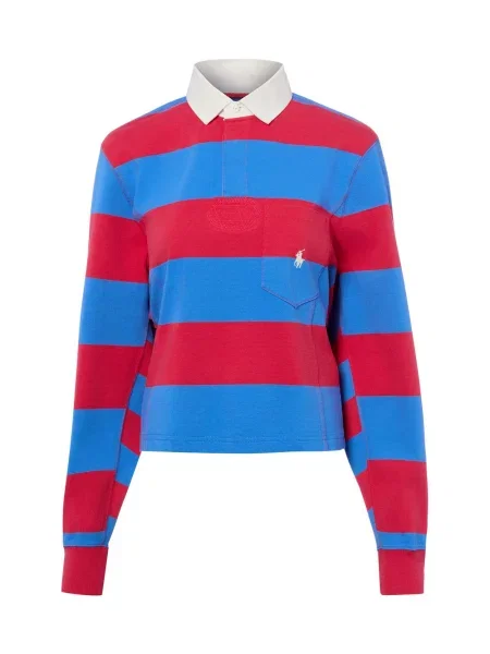 Polo Ralph Lauren bluza polo Kobiety niebieski|czerwony w S czerwony