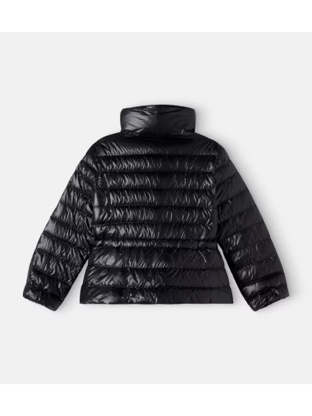 Pūkinė striukė Moncler Enfant juoda