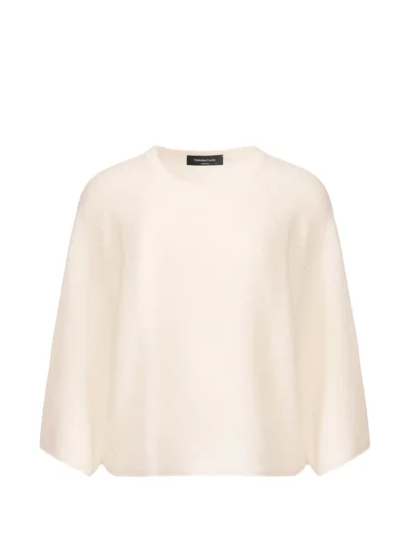 Sweter Fabiana Filippi z okrągłym dekoltem