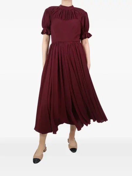 Rochie midi Emilia Wickstead roșu