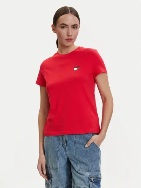 Tommy Jeans Tricou roșu