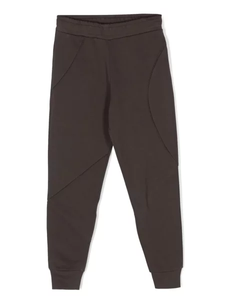 Spodnie dziecięce Emporio Armani brązowe