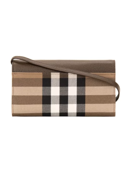 Torebka Burberry skórzana brązowa