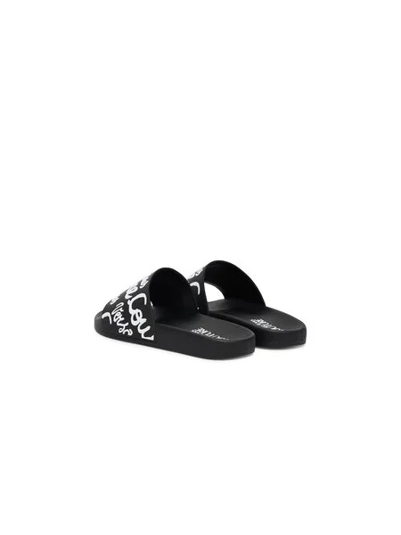 Šľapky Versace Jeans Couture čierna