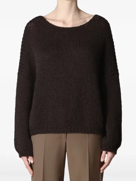 Pulover Roberto Collina chunky maro
