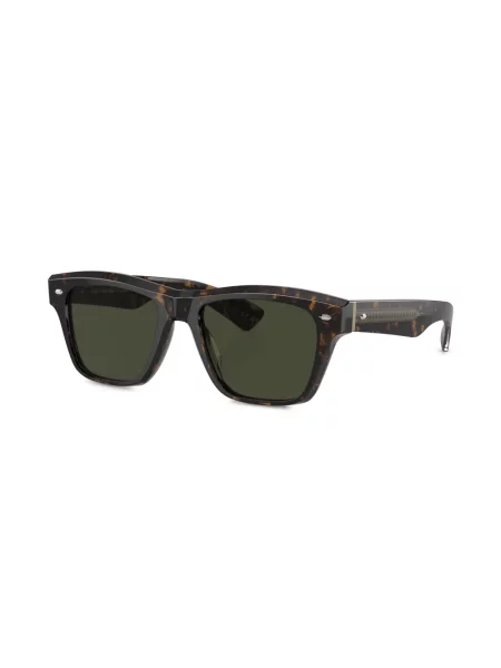 Saulės akiniai Oliver Peoples žalia