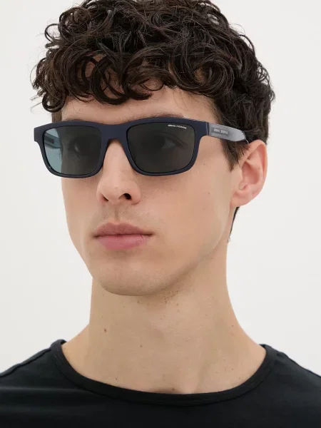 Sončna očala Armani Exchange Mornarsko modra