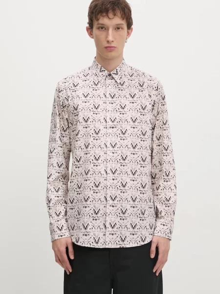 Paul Smith camasa din barbati cu guler clasic regular bej