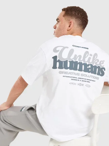 Unlike Humans T-Shirt Idea biała