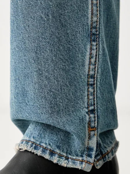 Levi's дънки loose дамски LOOSE TAPER синьо