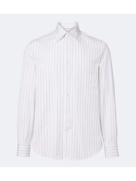 Cămașă Brunello Cucinelli din poplin alb