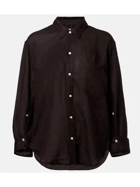 Lniany top Citizens Of Humanity brązowy