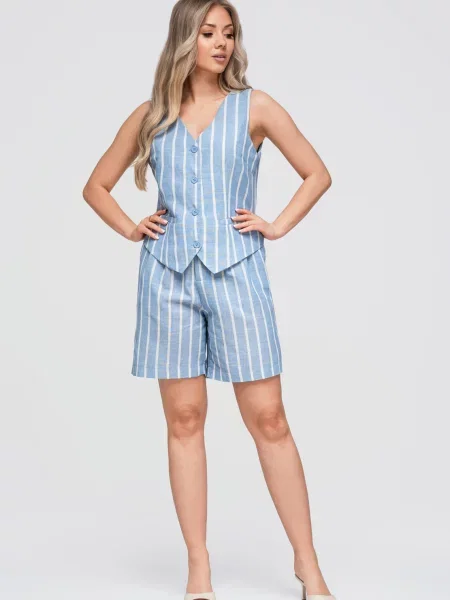 Pantaloni scurți Ombre alb