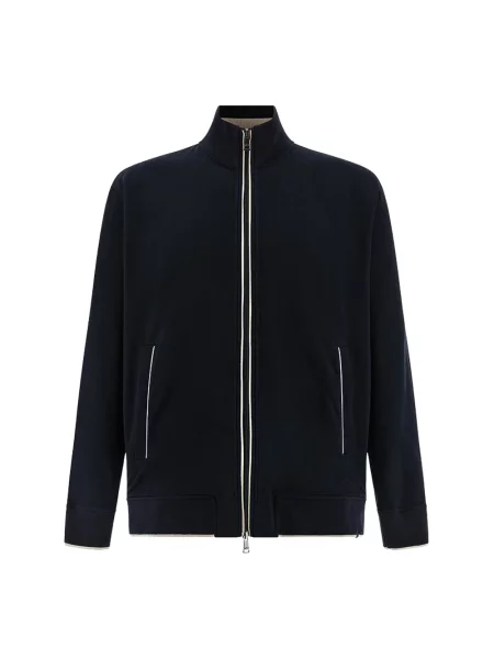 Bluza Paul & Shark z lyocellu niebieska