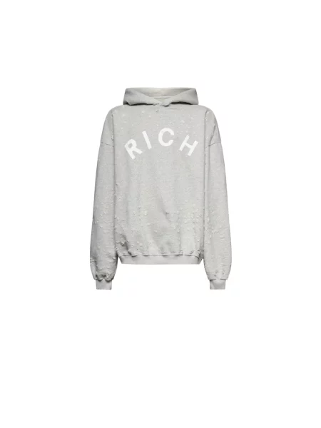 Bluza z kapturem John Richmond z kapturem szara