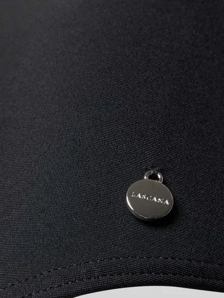 Kostium kąpielowy o kroju slim fit z dekoltem na plecach model Elena' Lascana czarny