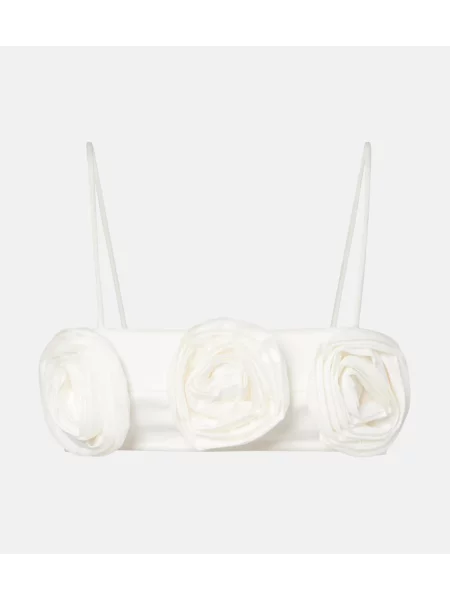 Top Adriana Degreas w kwiatki biały