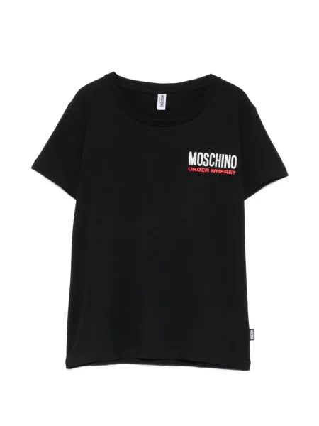 Tricou Moschino cu imagine negru