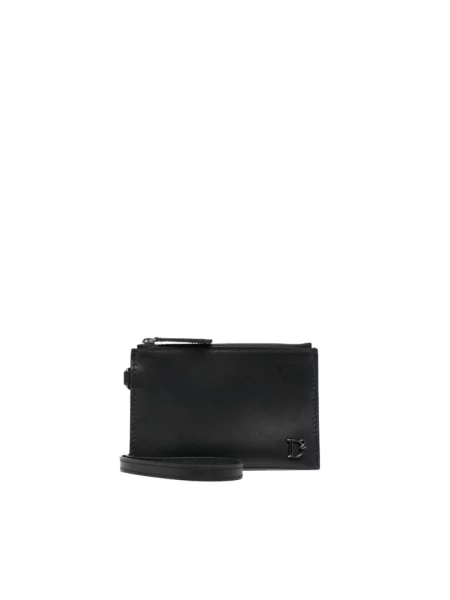 Portfel Dsquared2 z paskiem czarny