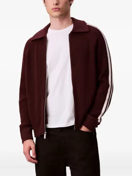 Cardigan Calvin Klein Jeans cu dungi maro