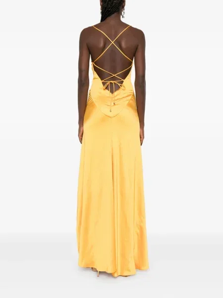 Rochie maxi Roserry de costum galben
