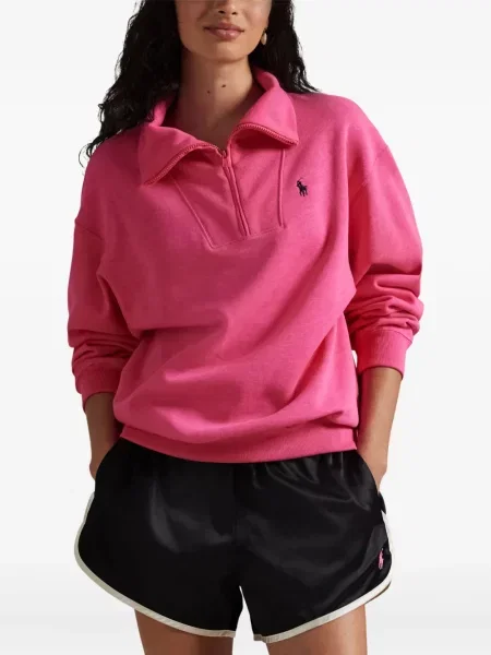 Tricou polo Polo Ralph Lauren cu dungi cu două rânduri de nasturi cu aplicații negru