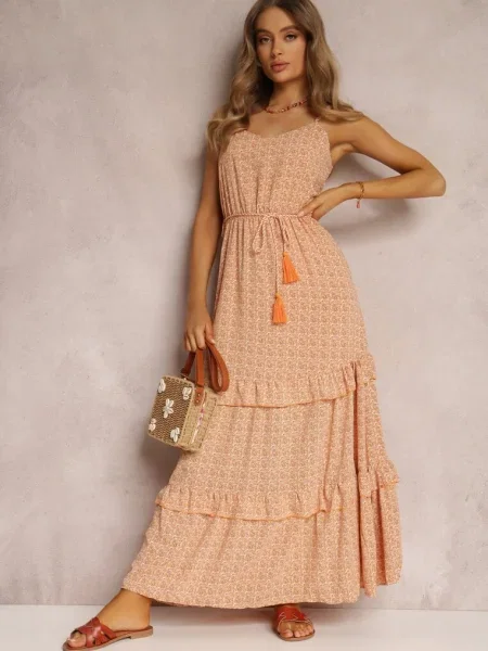 Rochie Ailbhe portocalie