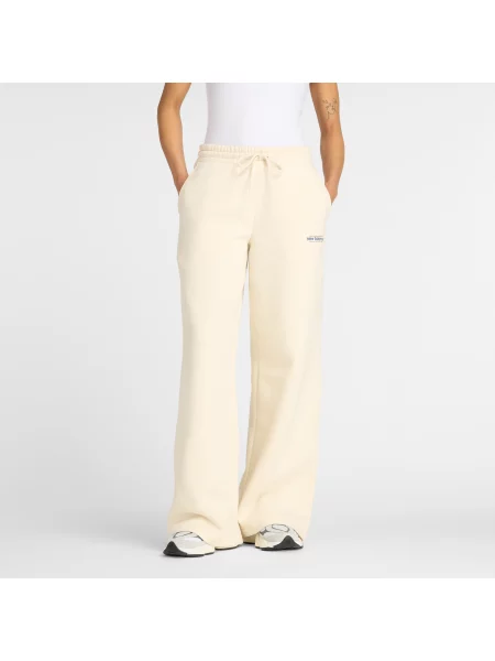 Spodnie New Balance – beżowe