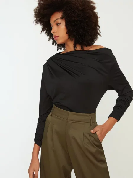 Bluză Trendyol negru