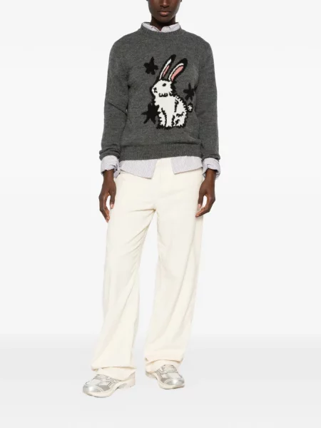 Pulover Weekend Max Mara tricotate gri