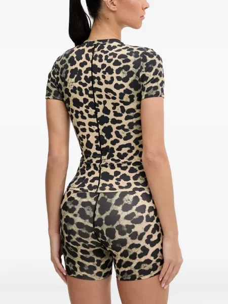 Tricou P.e Nation cu imagine cu model leopard